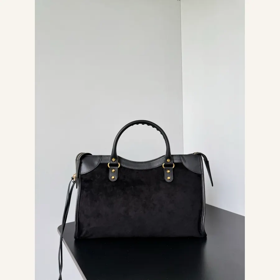 Balenciaga motorcycle bag side catalog photo