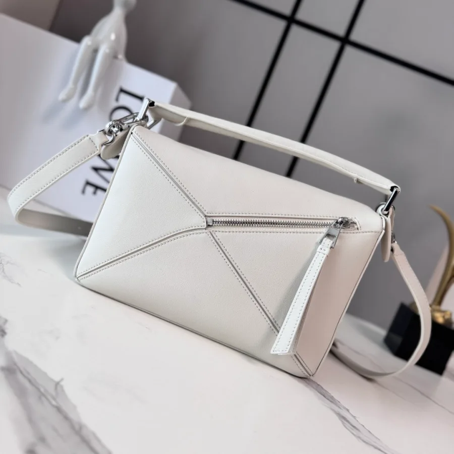 Loewe leather bag strap and detail catalog photo